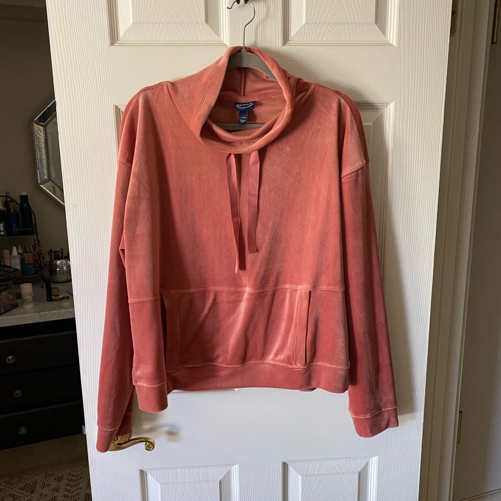 Womens velour sweater